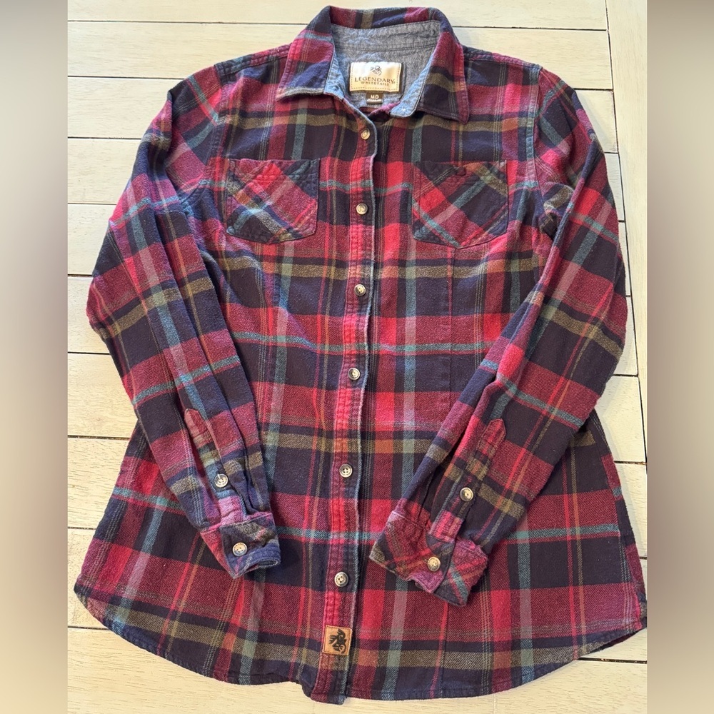LegenDary Whitetails flannel shirt Sz M